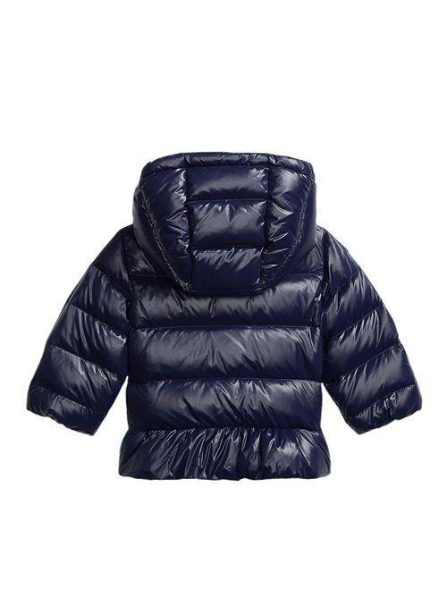 Piumino Bambina blu con collo a lupetto POLO RALPH LAUREN | 310880402003